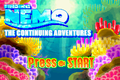 2 Games in 1 - Finding Nemo + Finding Nemo - The Continuing Adventures (Europe) (En+En,Es,It,Sv,Da) Cover