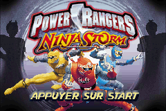 2 Games in 1 - Power Rangers - Ninja Storm + Power Rangers - La Force du Temps (France) (En,Fr,De+Fr) Cover