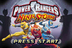 2 Games in 1 - Power Rangers - Ninja Storm + Power Rangers - Time Force (Europe) (En,Fr,De+En) Cover