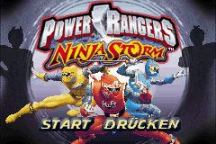 2 Games in 1 - Power Rangers - Ninja Storm + Power Rangers - Time Force (Germany) (En,Fr,De+De) Cover