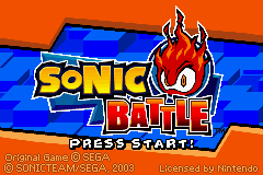 2 Games in 1 - Sonic Battle + Sonic Pinball Party (Europe) (En,Ja,Fr,De,Es,It) Cover