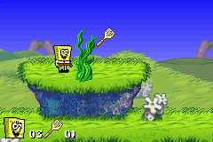 2 Games in 1 - SpongeBob SquarePants - SuperSponge + SpongeBob SquarePants - Battle for Bikini Bottom (Europe) Cover