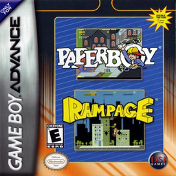 2 Games in One! - Paperboy + Rampage (Europe) (En,Fr,De,Es,It) Cover