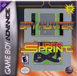 2 Games in One! - Spy Hunter + Super Sprint (USA) Cover