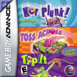 3 Game Pack! - Ker Plunk! + Toss Across + Tip It (USA) Cover