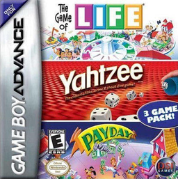3 Game Pack! - The Game of Life + Payday + Yahtzee (USA) Cover