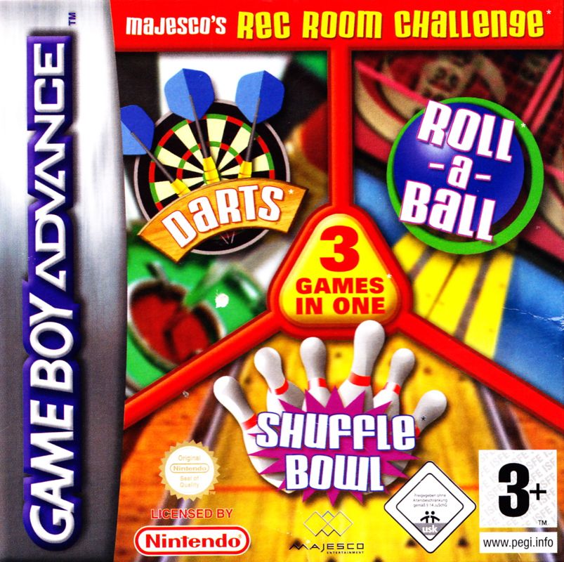 3 Games in One - Darts + Roll-a-Ball + Shuffle Bowl (USA) Cover