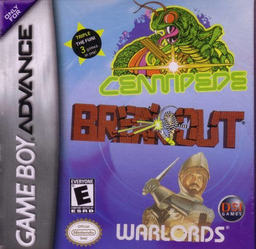 3 Games in One! - Breakout + Centipede + Warlords (USA) Cover