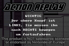 Action Replay GBX (Europe) (En,Fr,De,It) (v3.1) (Unl) Cover