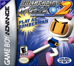 Bomberman Max 2 - Blue Advance (USA) Cover