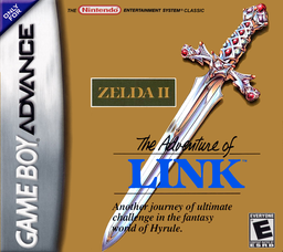 Classic NES Series - Zelda II - The Adventure of Link (USA, Europe) Cover