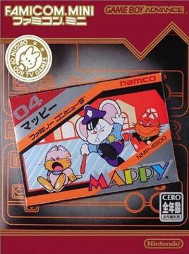 Famicom Mini 08 - Mappy (Japan) (En) Cover
