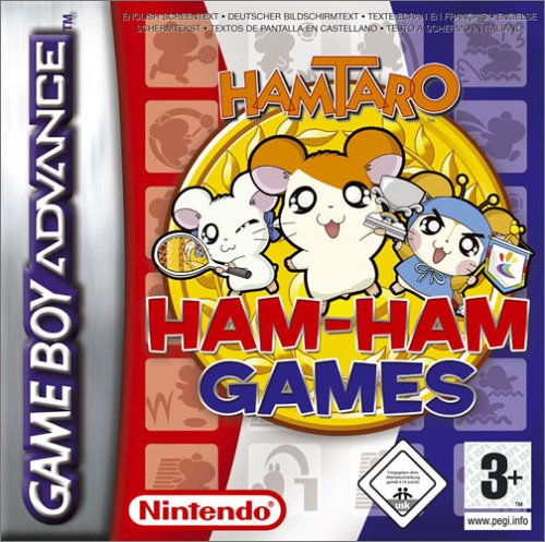 Hamtaro - Ham-Ham Games (Japan, USA) (En,Ja) Cover