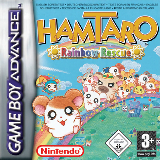 Hamtaro - Rainbow Rescue (Europe) (En,Fr,De,Es,It) Cover
