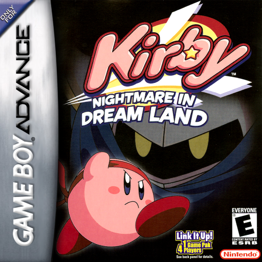 Kirby - Nightmare in Dream Land (USA) Cover