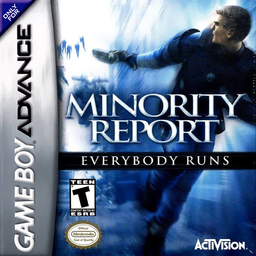 Minority Report - Everybody Runs (USA, Europe) Cover