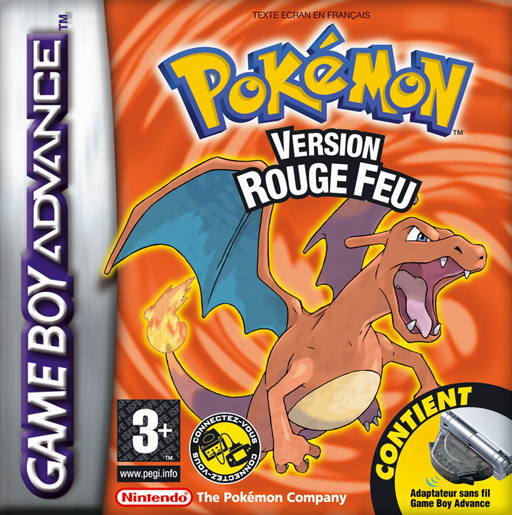 Pokemon - Version Rouge Feu (France) Cover