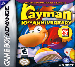 Rayman - 10th Anniversary (Europe) (En,Fr,De,Es,It,Nl,Sv,No,Da,Fi) Cover