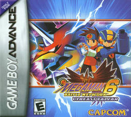 Rockman EXE 6 - Dennoujuu Falzar (Japan) Cover