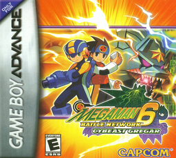 Rockman EXE 6 - Dennoujuu Gregar (Japan) Cover