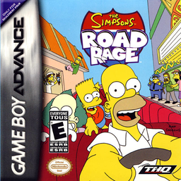 Simpsons, The - Road Rage (Europe) (En,Fr,De,Es,It) Cover