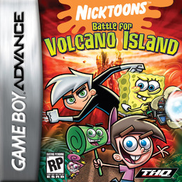 SpongeBob SquarePants and Friends - Battle for Volcano Island (Europe) (En,Fr,De,Es,It,Nl) Cover