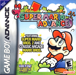 Super Mario Advance - Super Mario USA + Mario Brothers (Japan) Cover