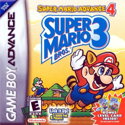 Super Mario Advance 4 - Super Mario Bros. 3 (USA) Cover
