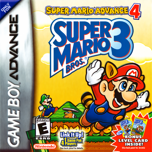 Super Mario Advance 4 - Super Mario Bros. 3 (USA, Australia) (Rev 1) Cover