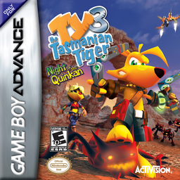 Ty the Tasmanian Tiger 3 - Night of the Quinkan (USA) Cover