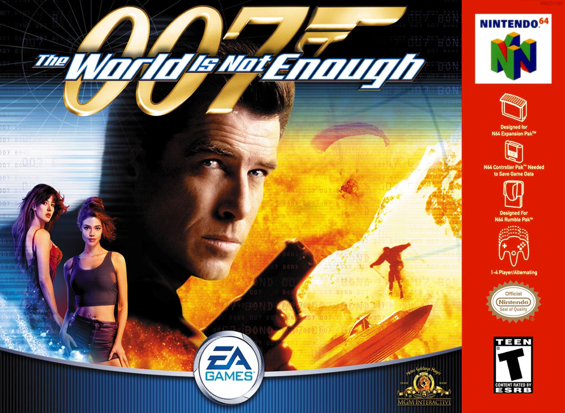 007 - The World Is Not Enough (USA) Cover