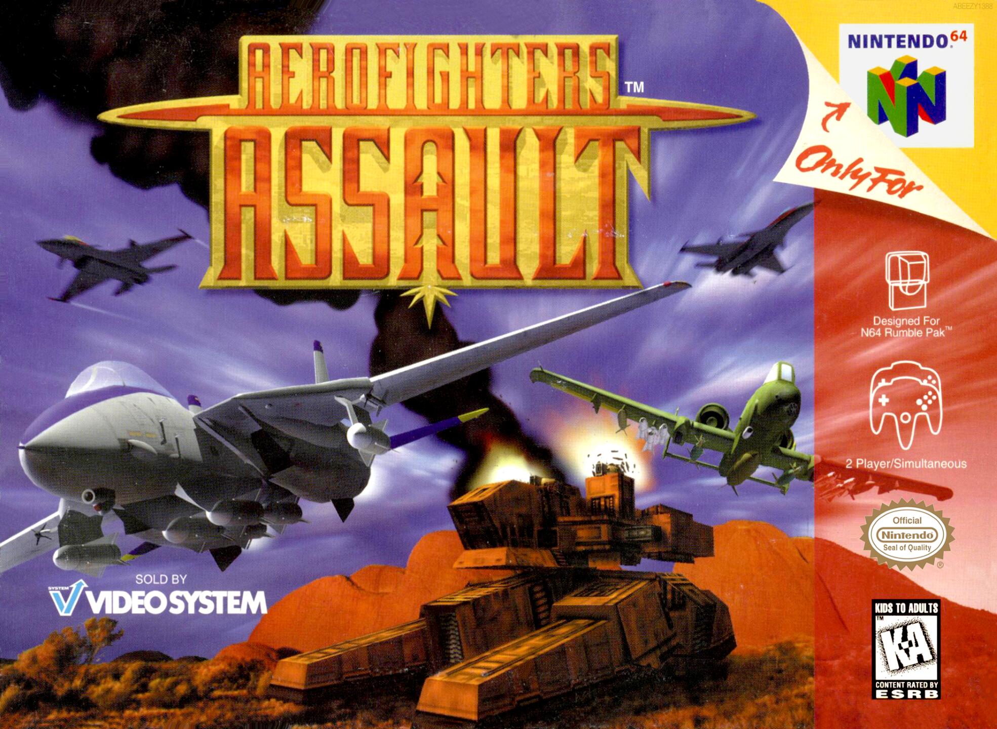 AeroFighters Assault (USA) Cover