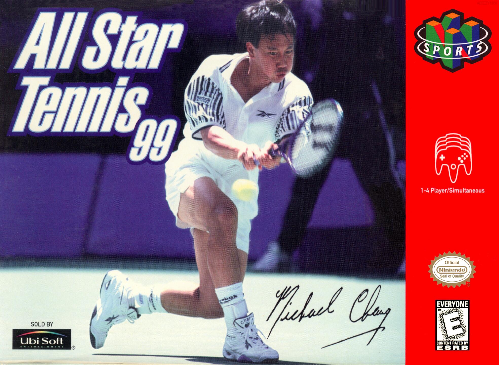 All Star Tennis 99 (USA) Cover