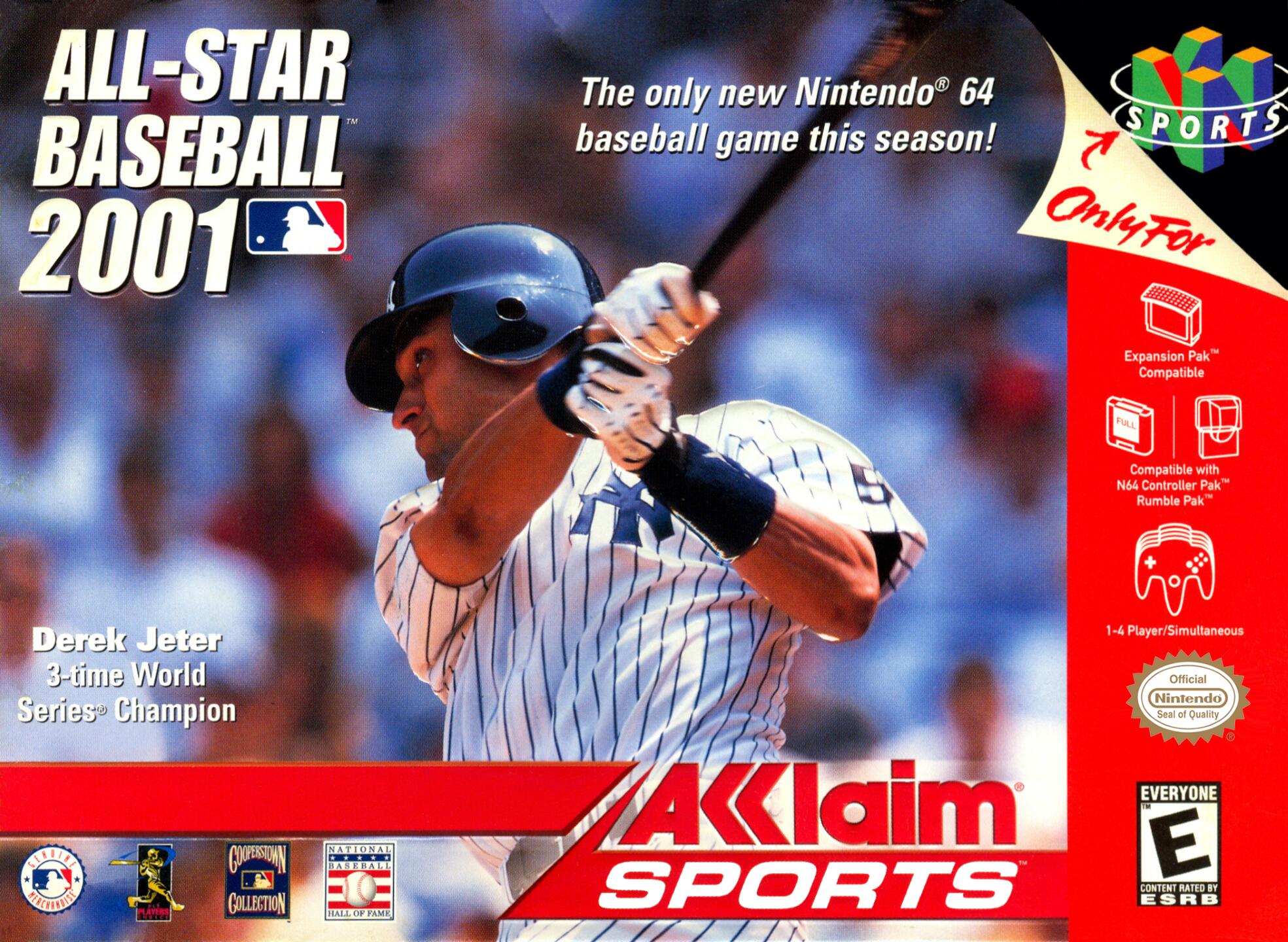 All-Star Baseball 2001 (USA) Cover