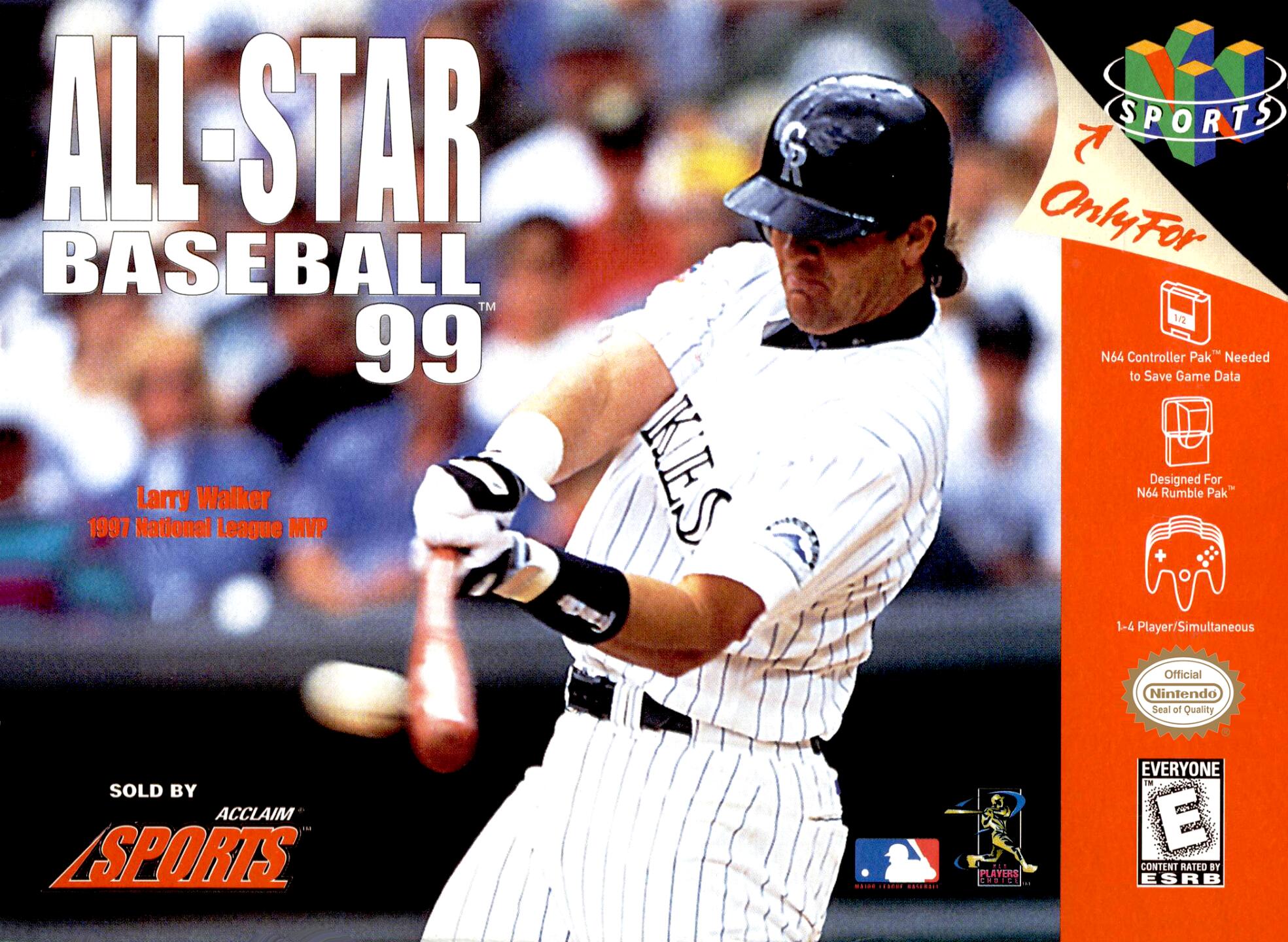 All-Star Baseball 99 (USA) Cover