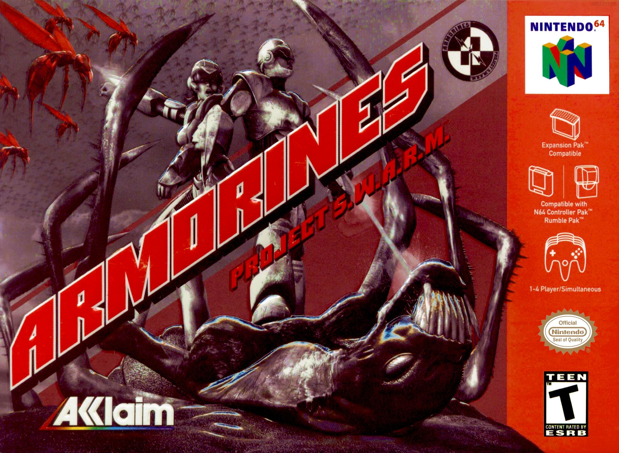 Armorines - Project S.W.A.R.M. (USA) Cover