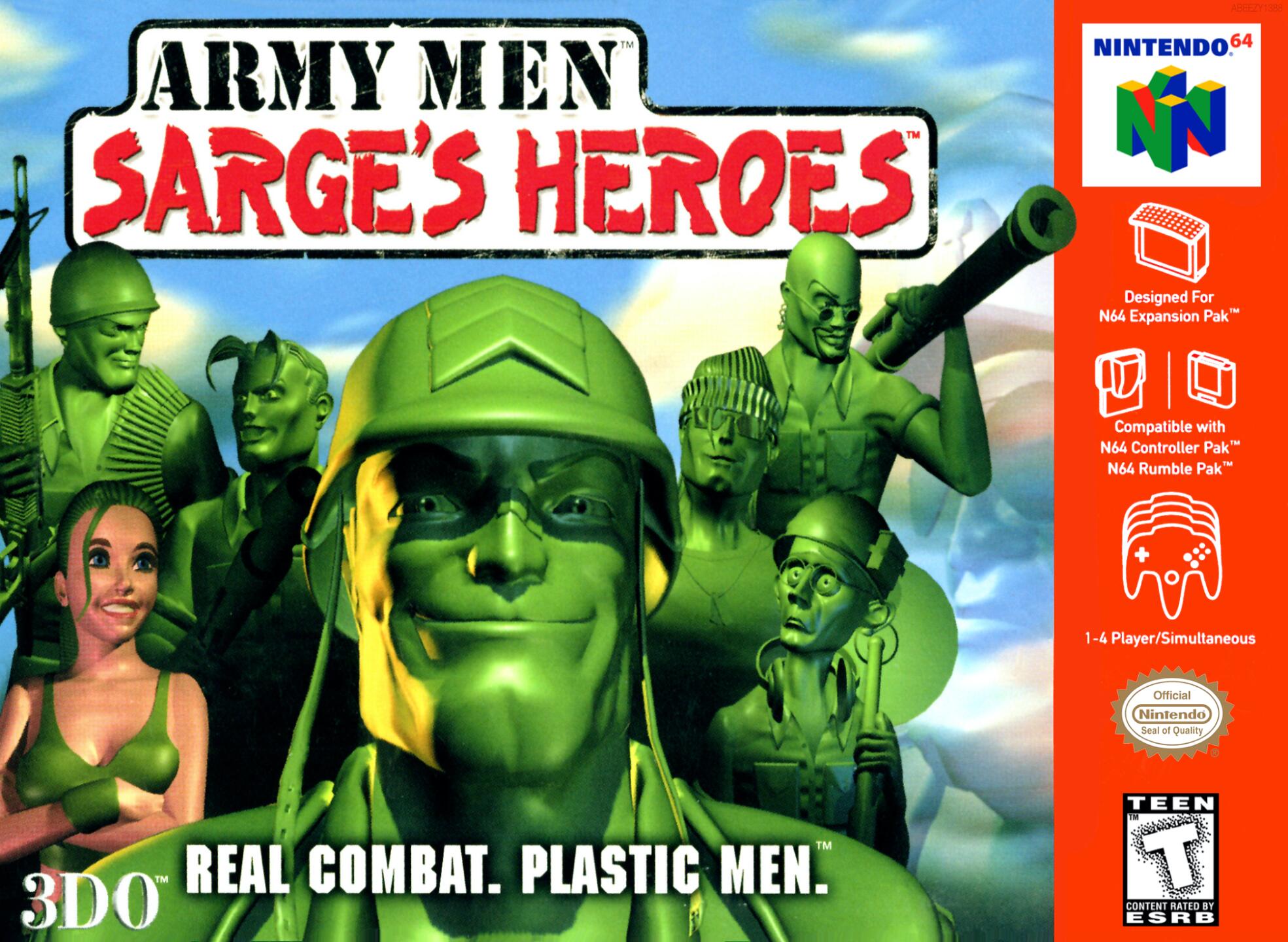 Army Men - Sarge's Heroes (USA) Cover