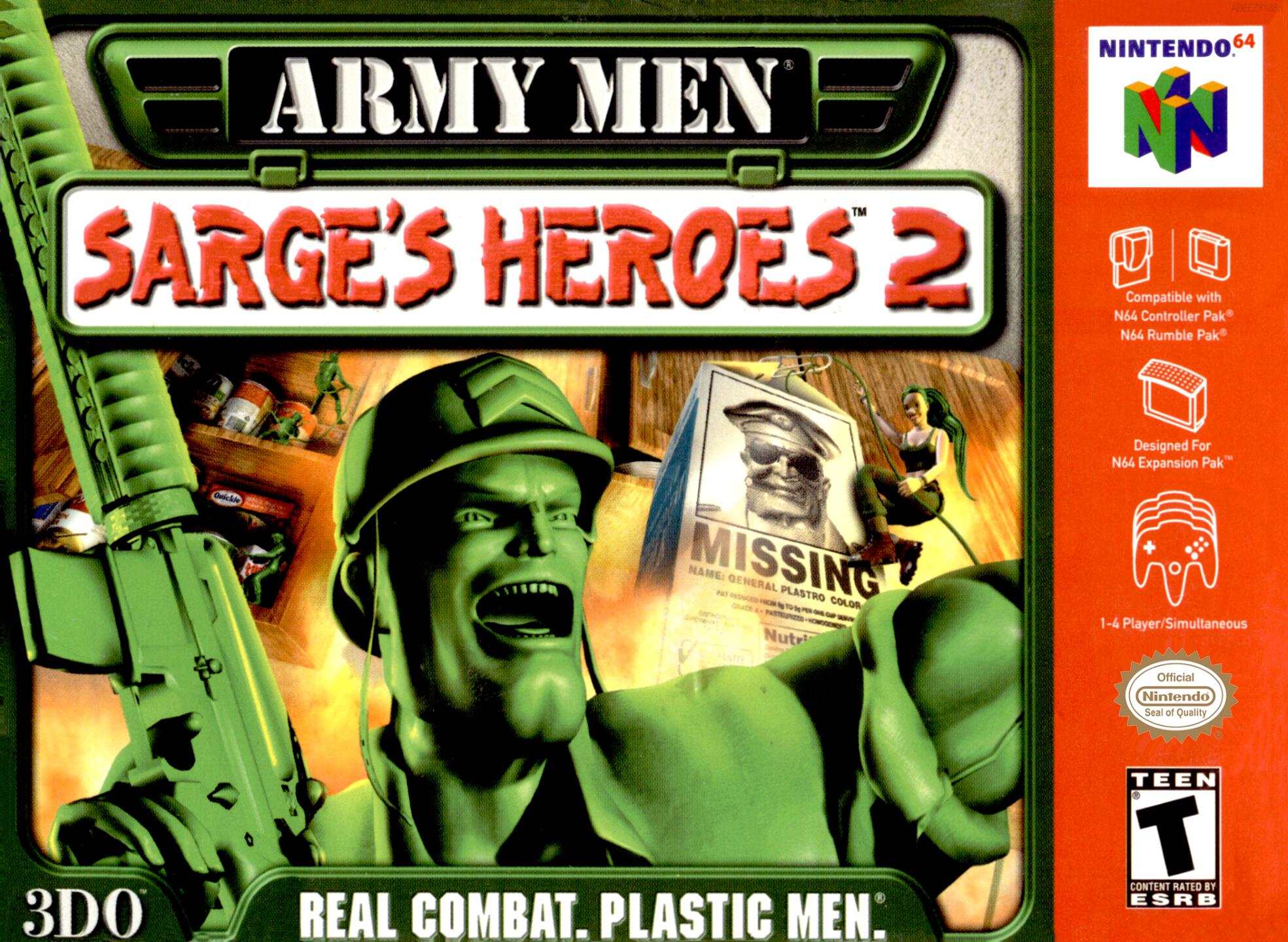 Army Men - Sarge's Heroes 2 (USA) Cover