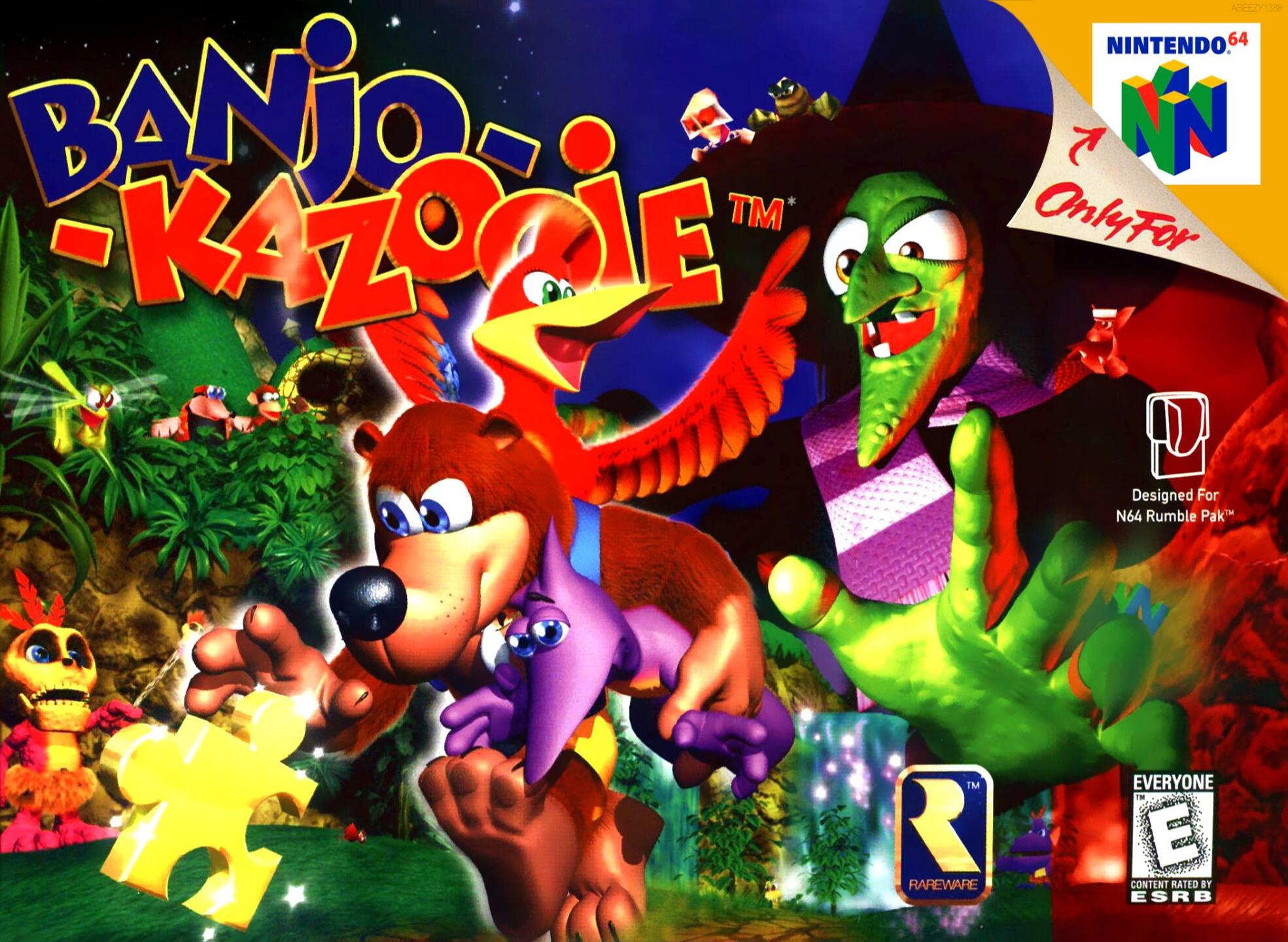 Banjo-Kazooie (USA) (Rev 1) Cover
