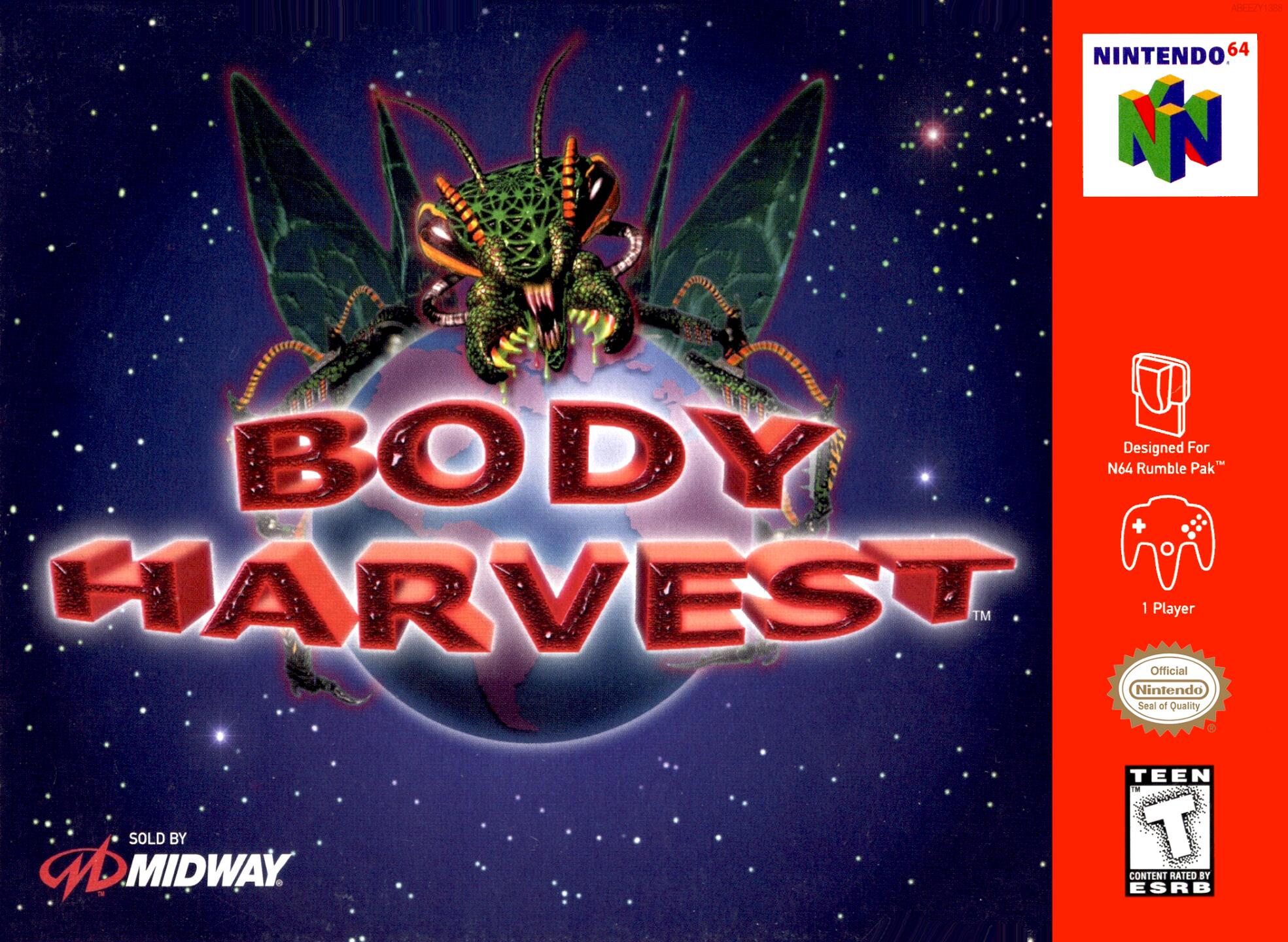 Body Harvest (USA) Cover