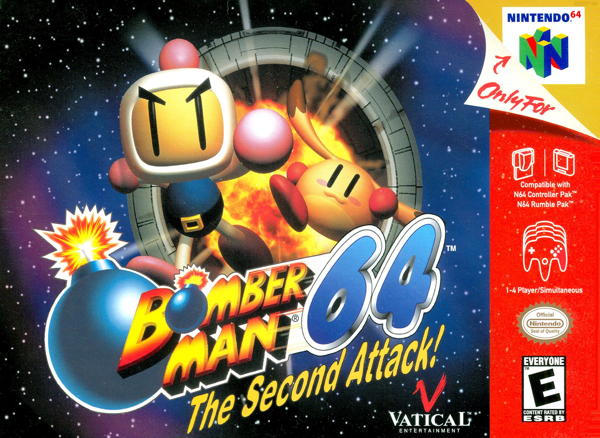 Bomberman 64 - The Second Attack! (USA) Cover