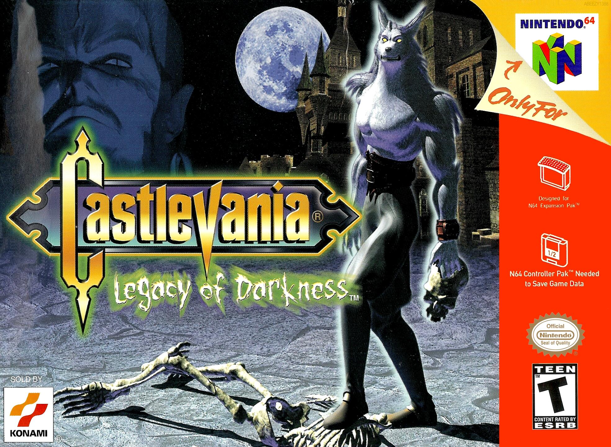 Castlevania - Legacy of Darkness (USA) Cover