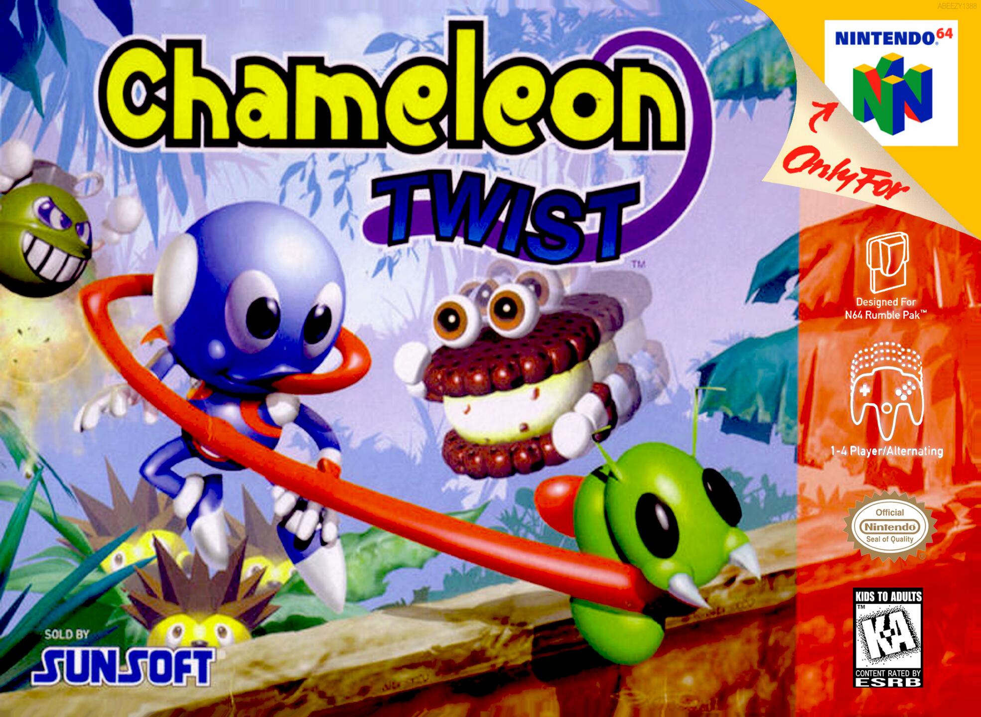 Chameleon Twist (USA) (Rev 1) Cover