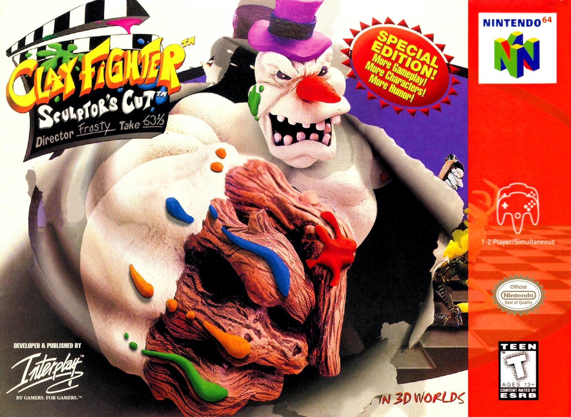 Clay Fighter - Sculptor's Cut (USA) Cover