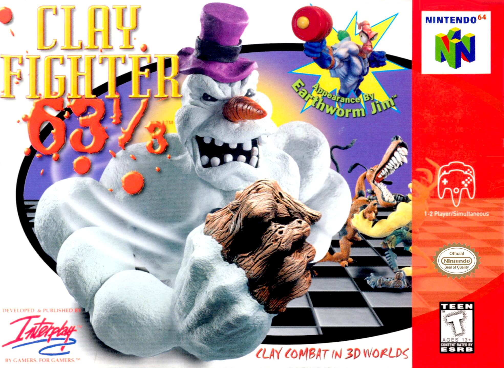 Clay Fighter 63 1-3 (USA) Cover