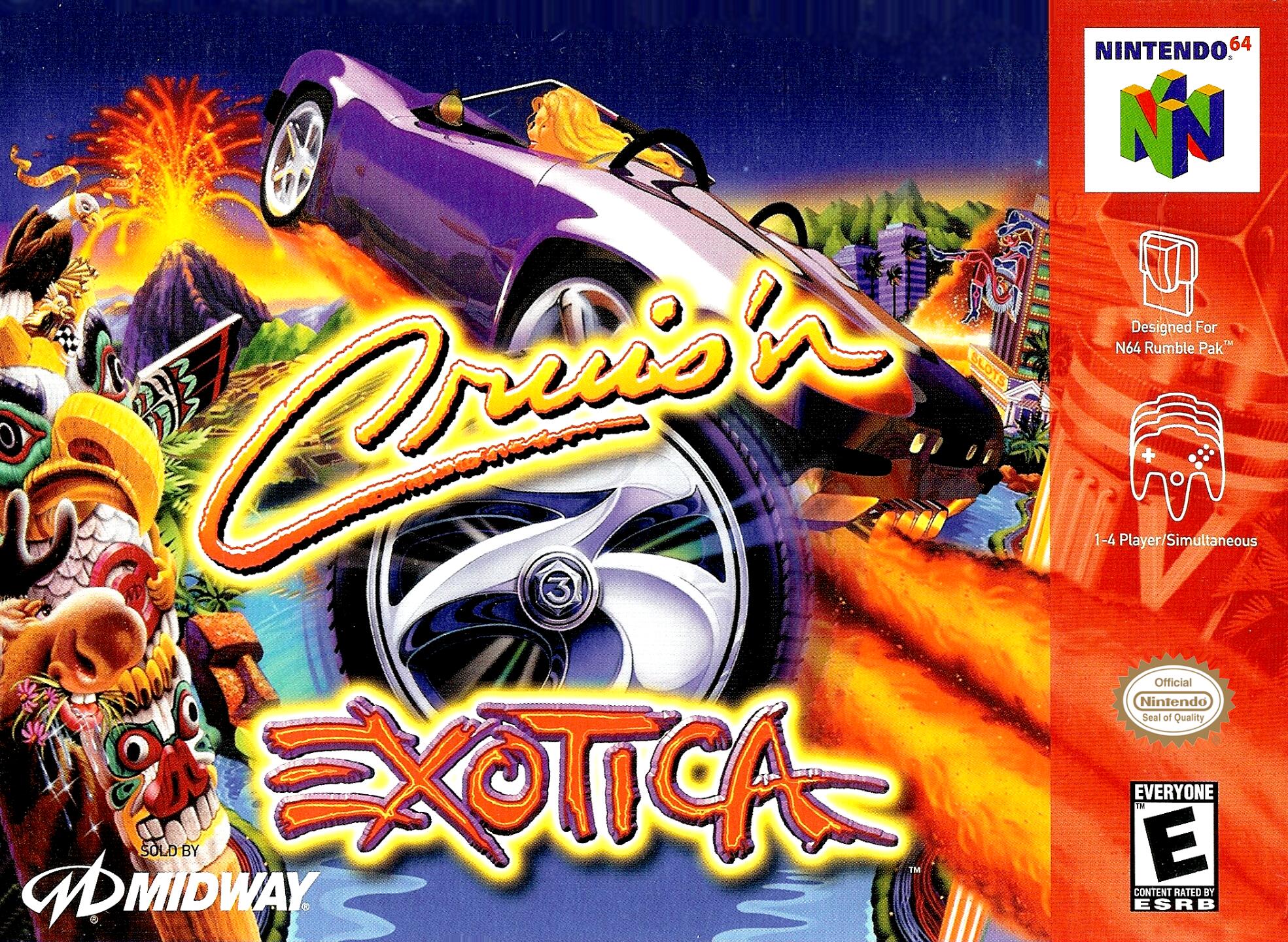 Cruis'n Exotica (USA) Cover