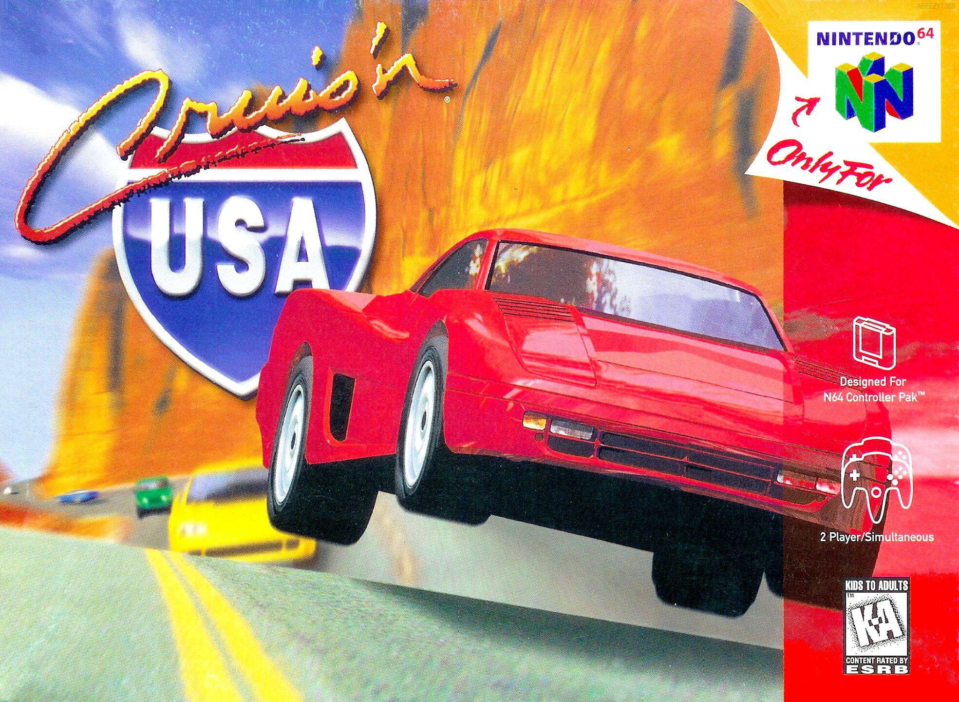 Cruis'n USA (USA) (Rev 2) Cover