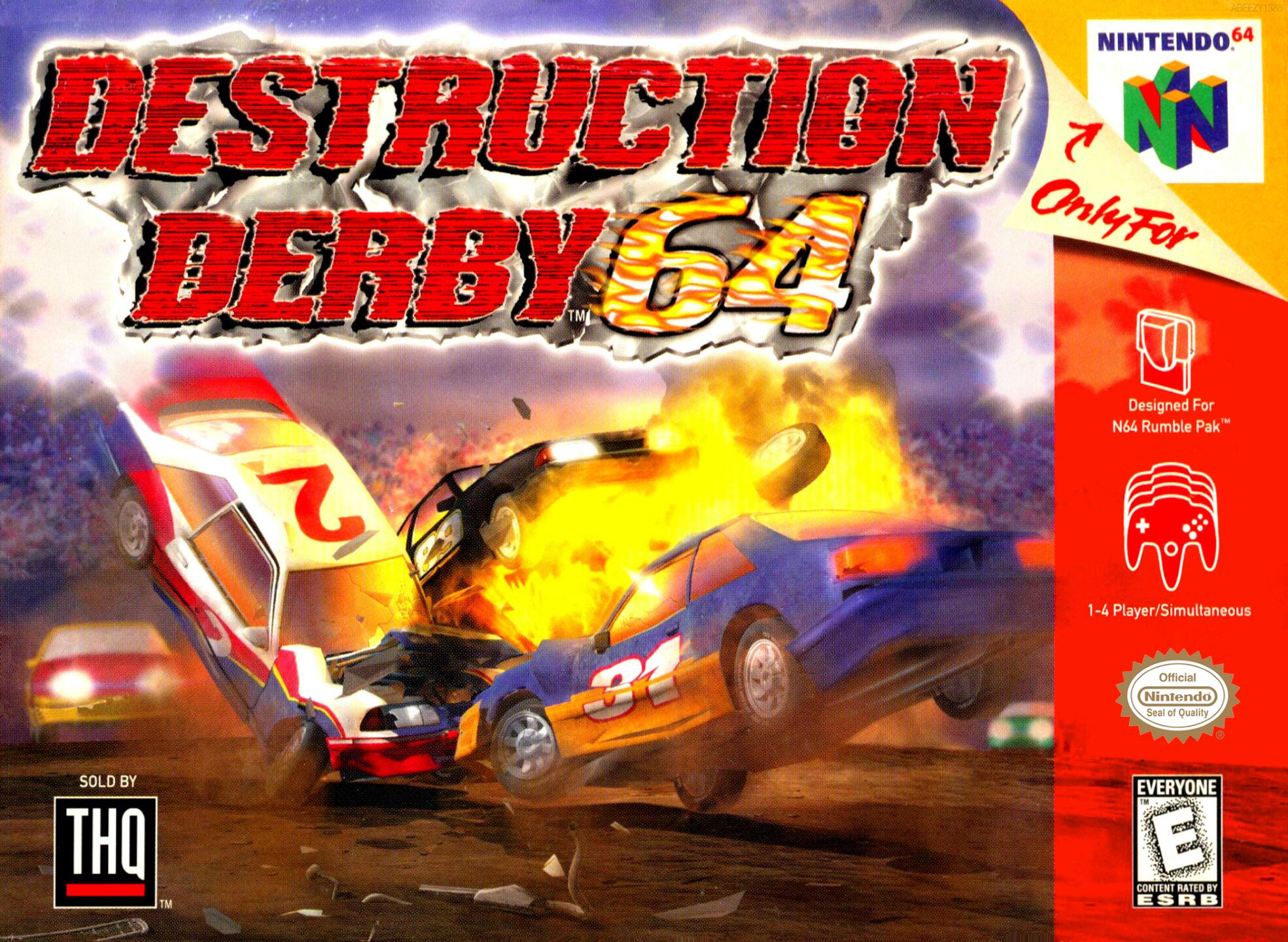 Destruction Derby 64 (USA) Cover