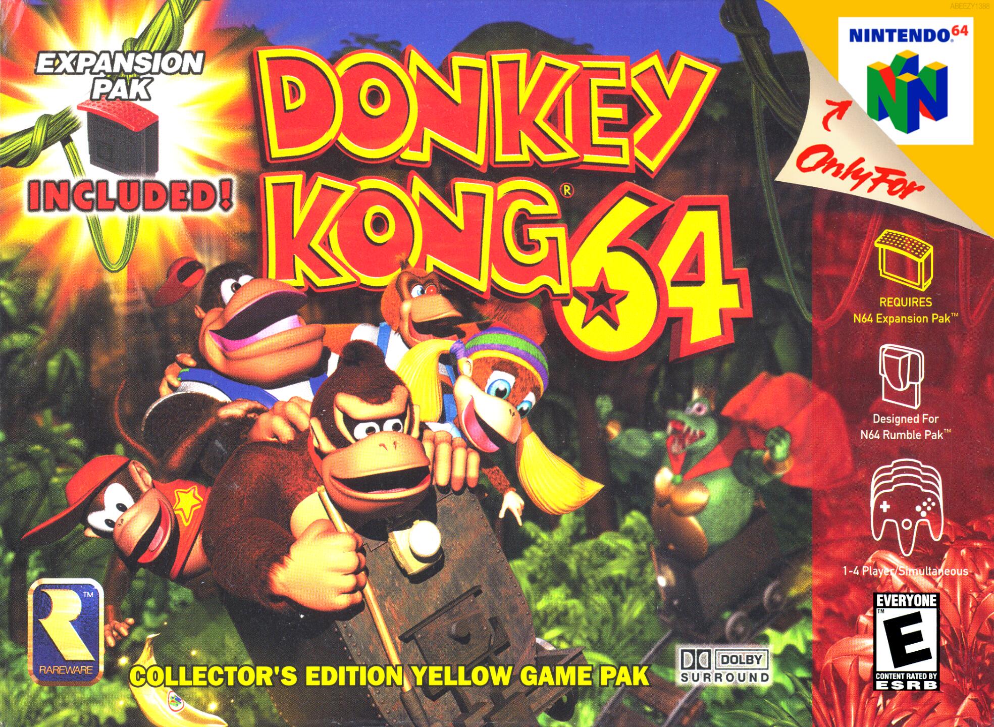 Donkey Kong 64 (USA) Cover