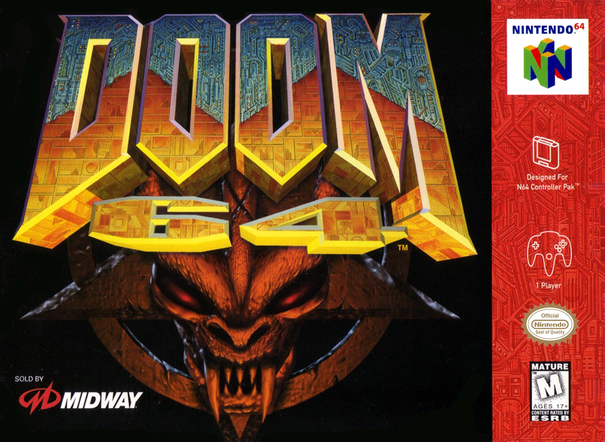 Doom 64 (USA) (Rev 1) Cover